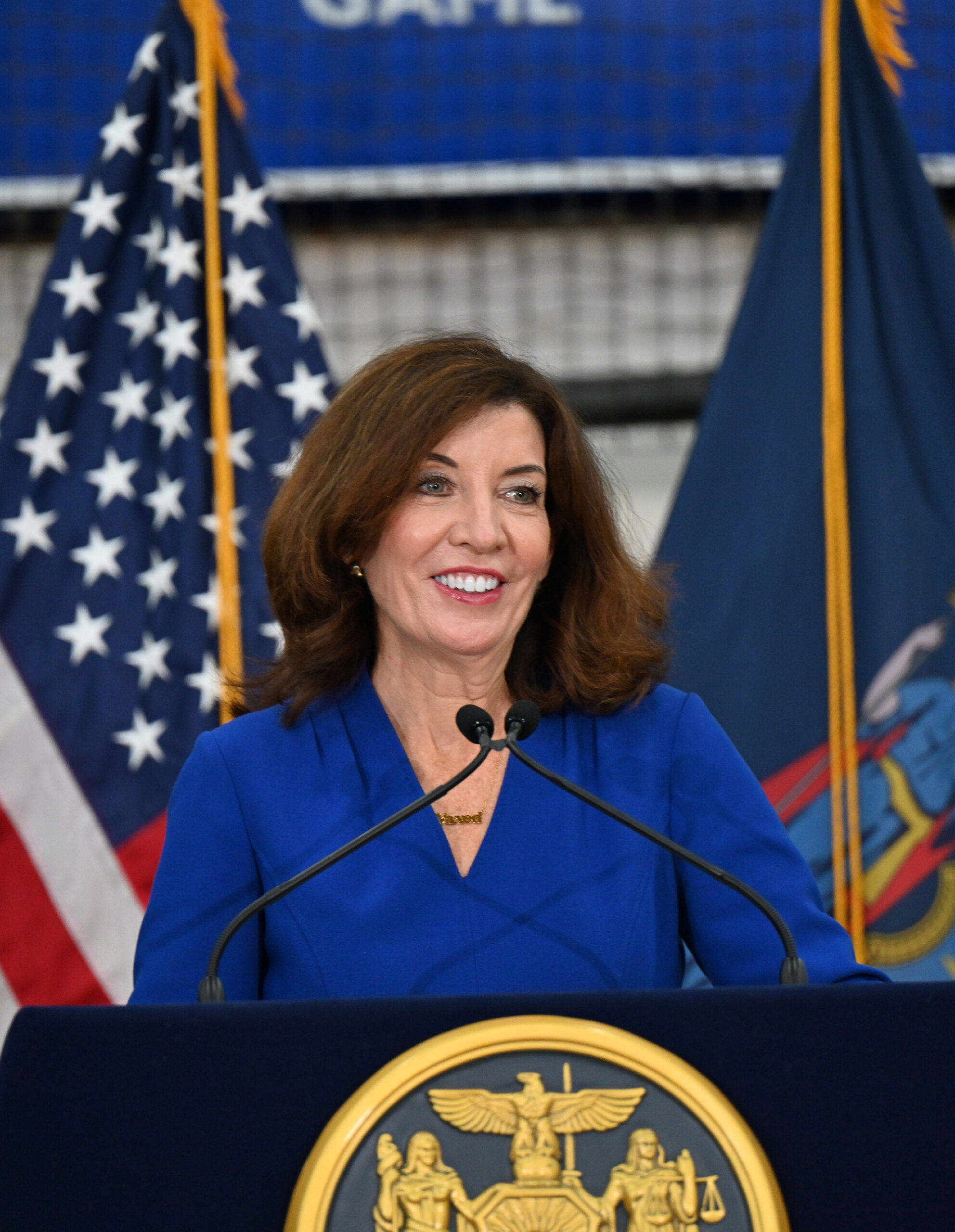 Governor Hochul speaks after signing legislation helping homeless, disabled and elderly snap recipients to purchase prepared meals